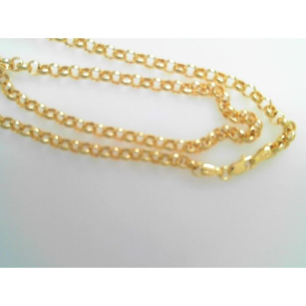 14K Yellow Gold Hollow Rolo Chain Roberts Jewelers Jackson, TN