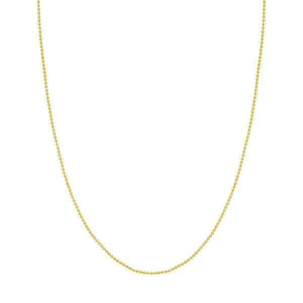 14K Yellow Gold Beaded Chain Roberts Jewelers Jackson, TN