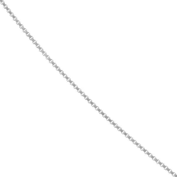 14K White Gold 18" Box Chain Roberts Jewelers Jackson, TN