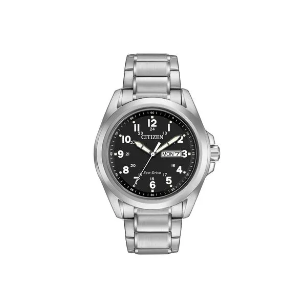 Garrison black face Eco-Drive Watch Roberts Jewelers Jackson, TN