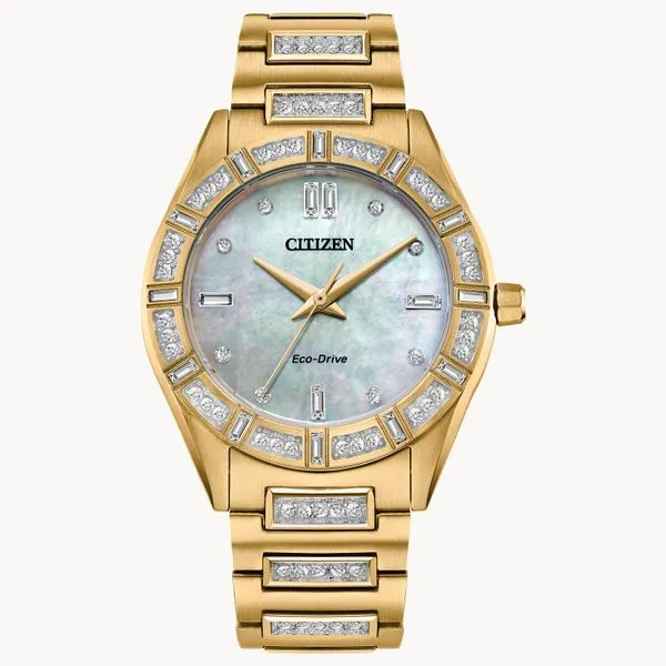 Women's Silhouette Crystal Citizen Eco-Drive Watch  Roberts Jewelers Jackson, TN