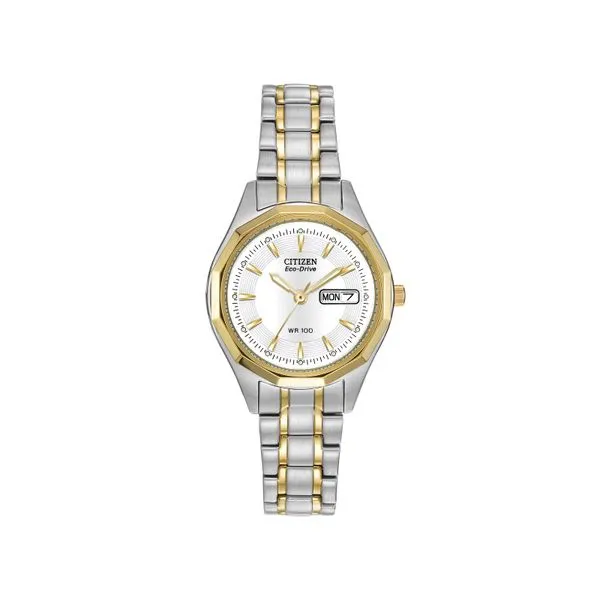 Corso geometric face eco-drive watch Roberts Jewelers Jackson, TN