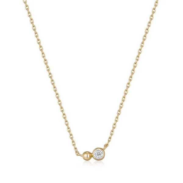 Gold Orb Sparkle Necklace Roberts Jewelers Jackson, TN