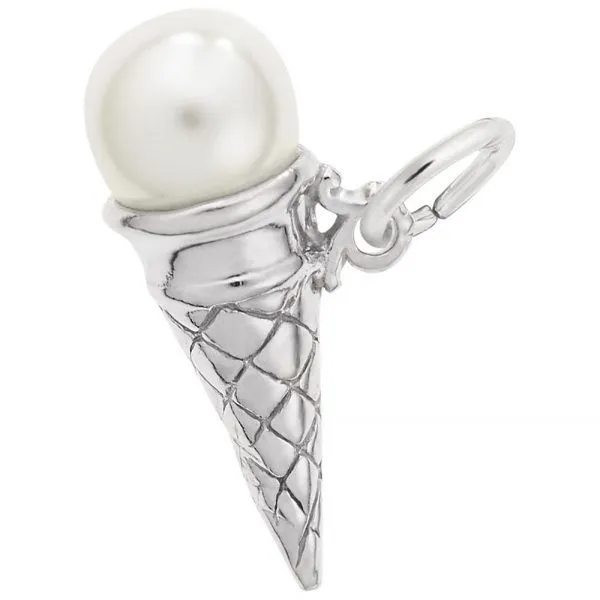 Sterling Silver Ice Cream Cone Pendant Roberts Jewelers Jackson, TN