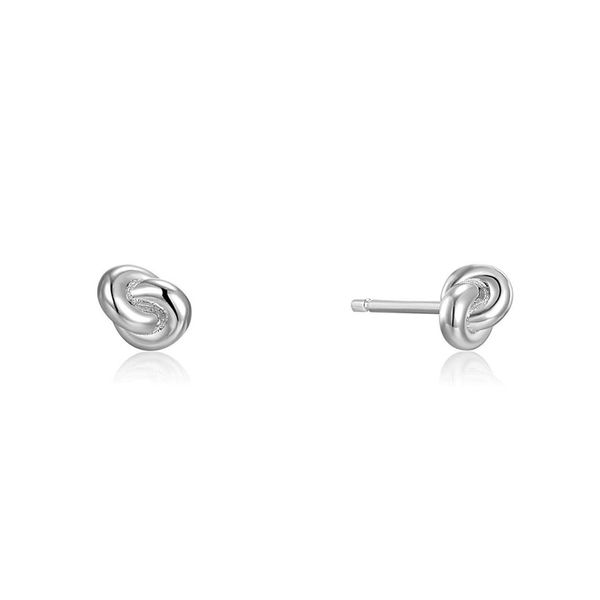 Silver Knot Stud Earrings Roberts Jewelers Jackson, TN