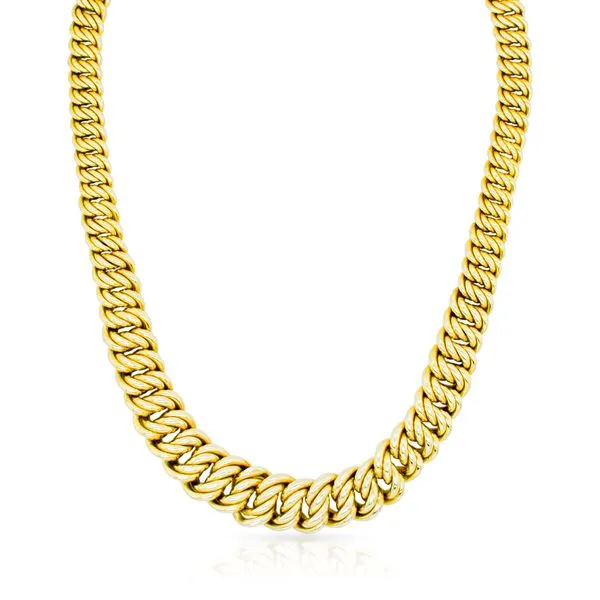 14k Yellow Gold Graduated Multi-Link Curb Roberts Jewelers Jackson, TN