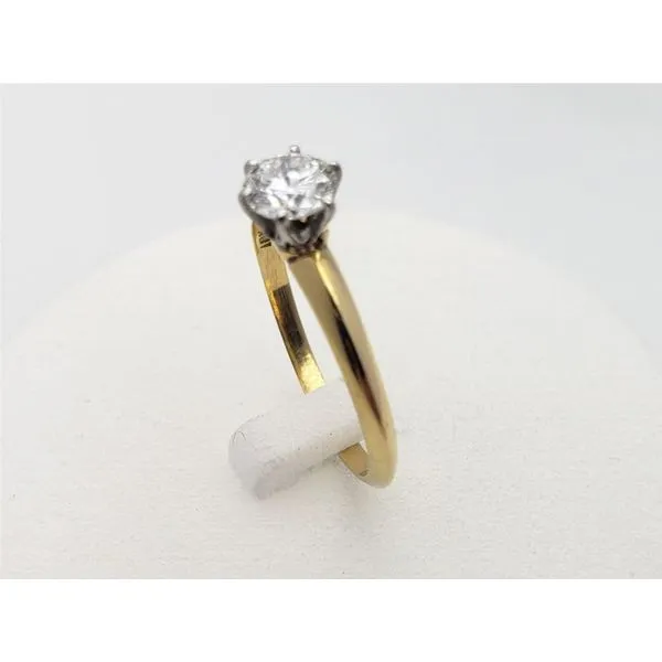 18k yellow gold Tiffany solitaire ring Image 2 Roberts Jewelers Jackson, TN