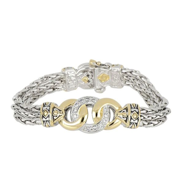 Antiqua Three Circle CZ Bracelet Roberts Jewelers Jackson, TN
