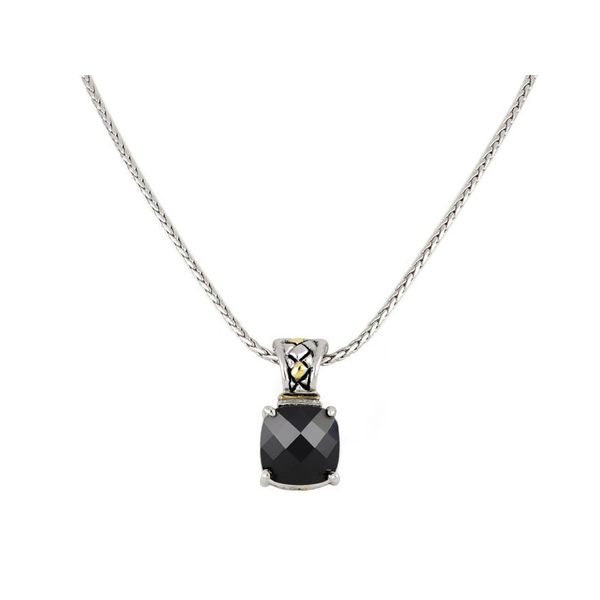 ANVIL SQUARE CUT ENHANCER PENDANT WITH CHAIN Roberts Jewelers Jackson, TN