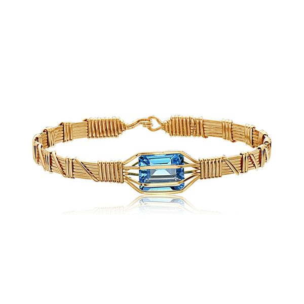 Ronaldo Jewelry - My Favorite Gem  Bracelet with Blue Topaz 7