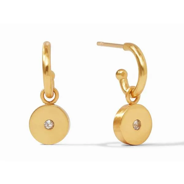 Poppy Hoop & Charm Roberts Jewelers Jackson, TN
