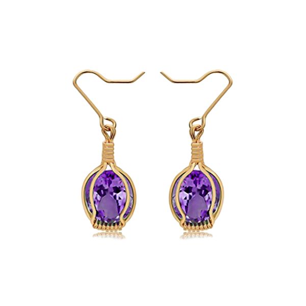 Gemstone Earrings Gemstone: Amethyst Roberts Jewelers Jackson, TN