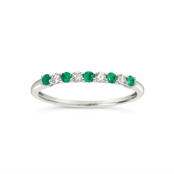 Gemstone Wedding Band Robertson Jewelers New Milford, CT