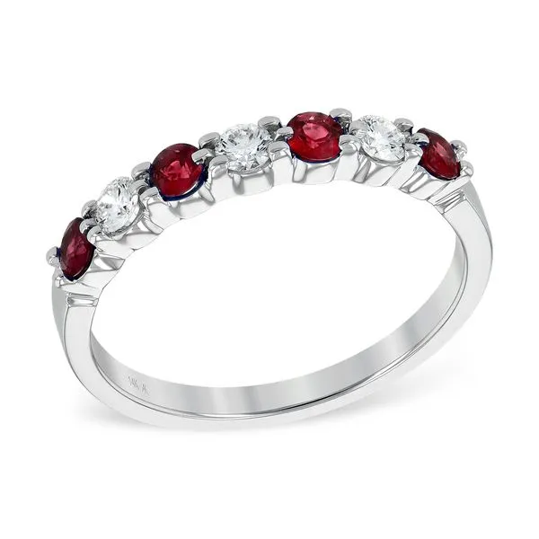 Gemstone Wedding Band Robertson Jewelers New Milford, CT