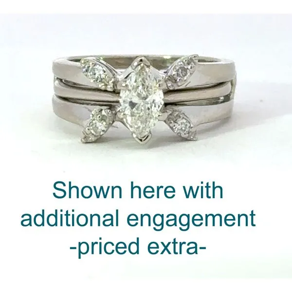 Gemstone Wedding Band Image 2 Robertson Jewelers New Milford, CT