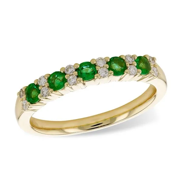 Gemstone Wedding Band Robertson Jewelers New Milford, CT