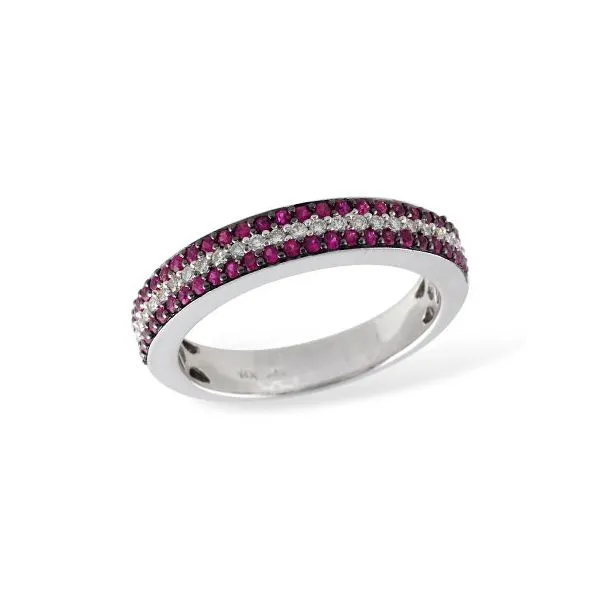 Gemstone Wedding Band Robertson Jewelers New Milford, CT
