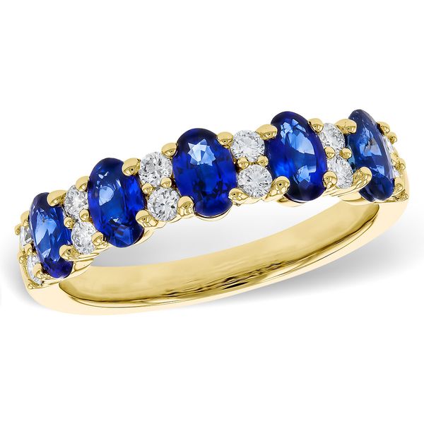 Gemstone Wedding Band Robertson Jewelers New Milford, CT