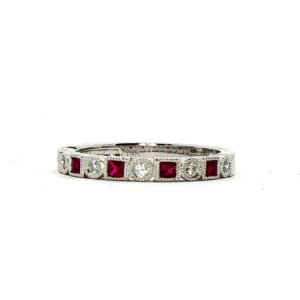 Gemstone Wedding Band Robertson Jewelers New Milford, CT