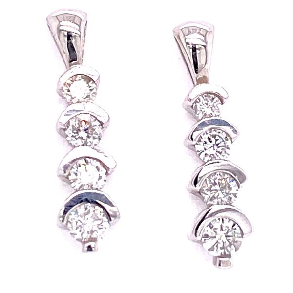 Diamond Fancy Earrings Robertson Jewelers New Milford, CT