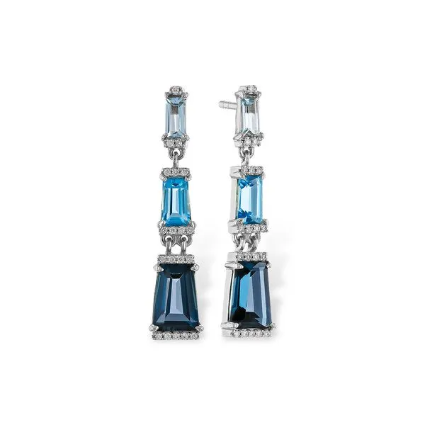 Colored Stone Earrings