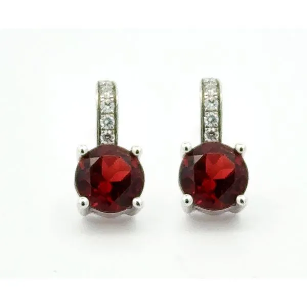 Colored Stone Earrings