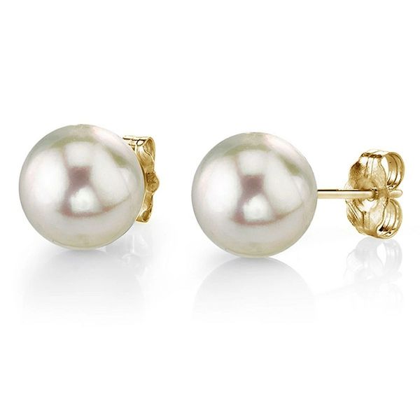 Salt Water Pearl Earrings Robertson Jewelers New Milford, CT