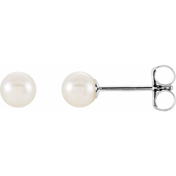 Salt Water Pearl Earrings Robertson Jewelers New Milford, CT