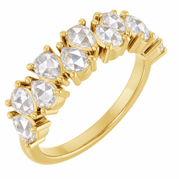 Lds Yellow Gold Lab Diamond Fashion Ring Robichau's Jewelry, LLC The Woodlands, TX