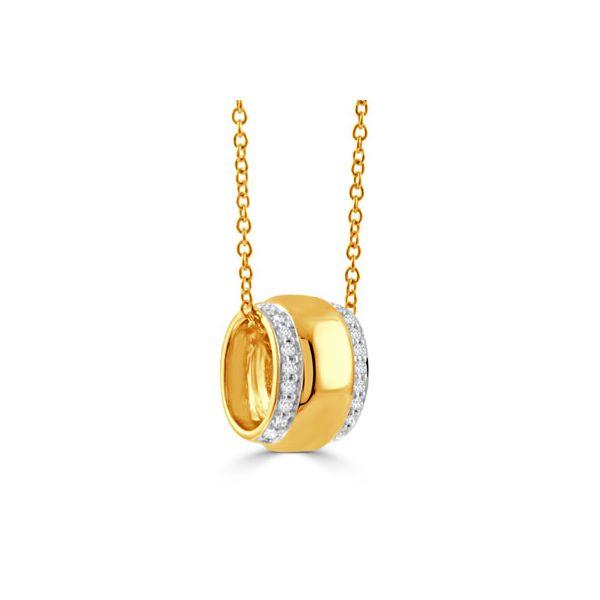Lds Diamond Barrel Pendant Robichau's Jewelry, LLC The Woodlands, TX