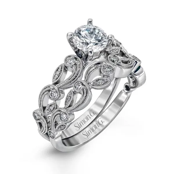 Simon G. Diamond Wedding Band Image 3 Rolland's Jewelers Libertyville, IL