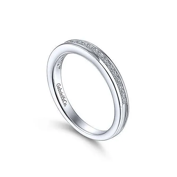 Gabriel Diamond Channel Set Wedding Band Image 3 Rolland's Jewelers Libertyville, IL