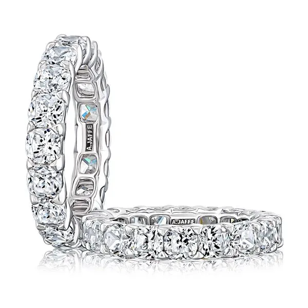 A.Jaffe 14Kw Cushion Diamond Wedding Band Rolland's Jewelers Libertyville, IL