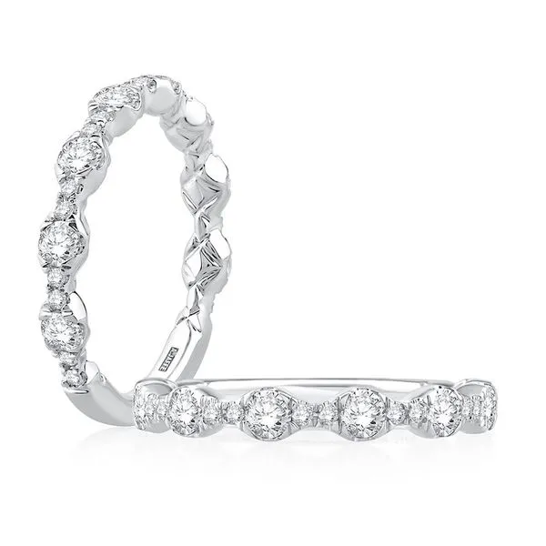 A. Jaffe Diamond Wedding Band Rolland's Jewelers Libertyville, IL