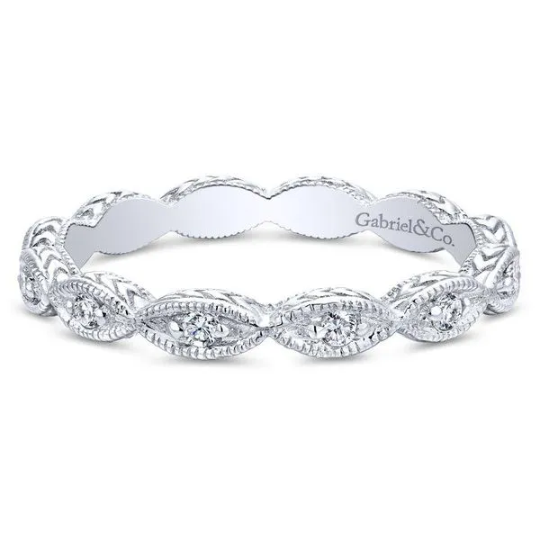 Gabriel Diamond Marquise Station Ring Rolland's Jewelers Libertyville, IL
