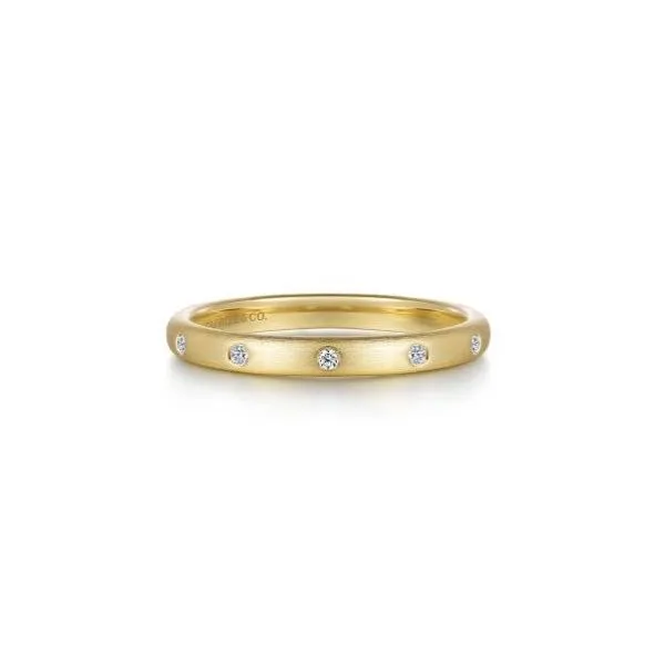 Gabriel & Co 14Ky Diamond Stackable Fashion Band Rolland's Jewelers Libertyville, IL