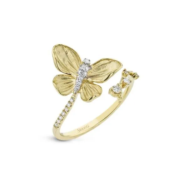 Simon G. Diamond Butterfly Ring Rolland's Jewelers Libertyville, IL