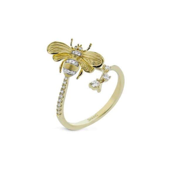 Simon G 18Ky Diamond Bumblebee Fashion Ring Rolland's Jewelers Libertyville, IL