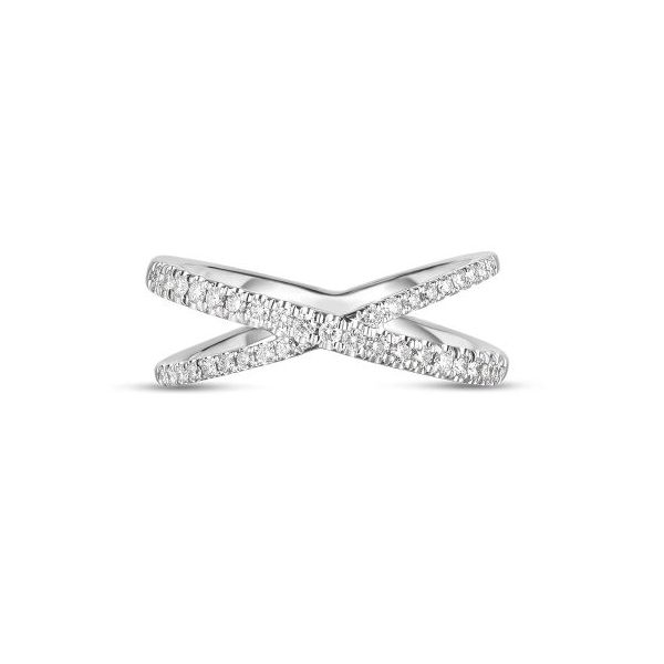 Roberto Coin Diamond Criss Cross Ring Rolland's Jewelers Libertyville, IL