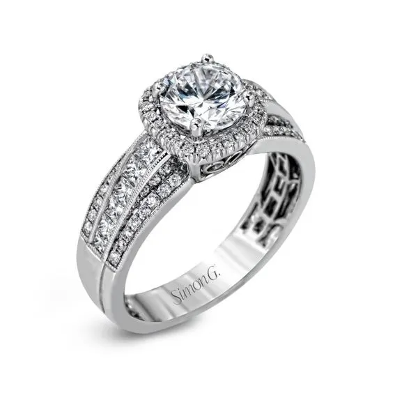 halo setting for round diamond