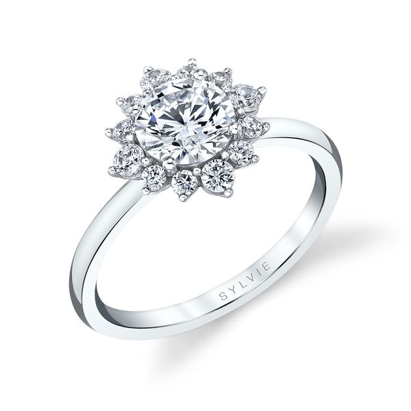 Sylvie Farrah Diamond Semi Mount Rolland's Jewelers Libertyville, IL