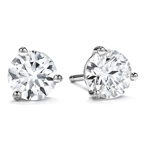 Hearts on Fire 3 Prong Studs 1.25cts Rolland's Jewelers Libertyville, IL