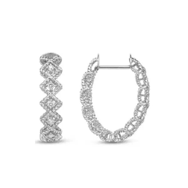 Roberto Coin New Barocco Diamond Earrings Rolland's Jewelers Libertyville, IL