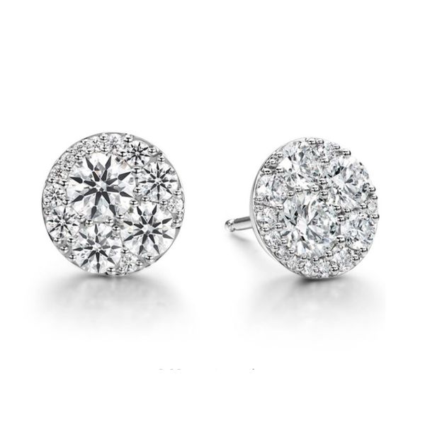 Hearts On Fire 18K Tessa Diamond Circle Earrings Rolland's Jewelers Libertyville, IL