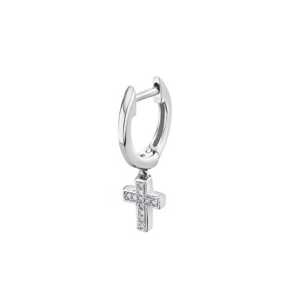 Shy Creation Diamond Cross Dangle Earrings Rolland's Jewelers Libertyville, IL
