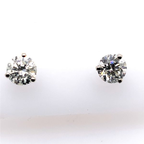 Diamond Stud Earrings 3.03Cts Rolland's Jewelers Libertyville, IL