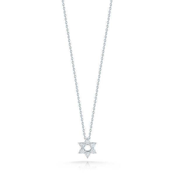 Roberto Coin Star Of David Diamond Necklace Rolland's Jewelers Libertyville, IL