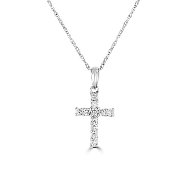 Rollands Design Diamond Cross Pendant Rolland's Jewelers Libertyville, IL