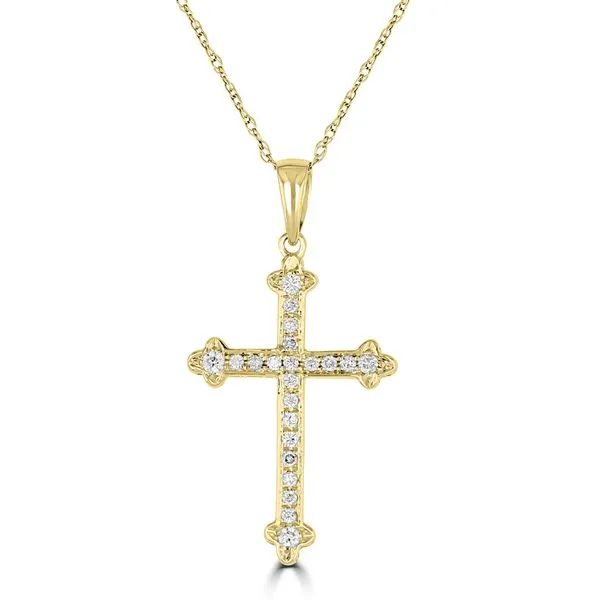 Rollands Design Diamond Cross Pendant Rolland's Jewelers Libertyville, IL