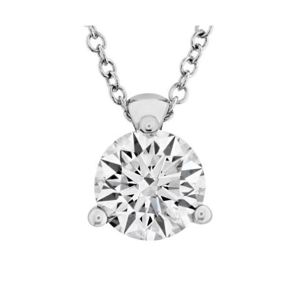 Hearts On Fire 3 Prong Solitaire Pendant -0.50ct Rolland's Jewelers Libertyville, IL
